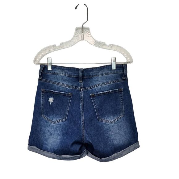 Women's Jeans Distressed Cuff Hem Shorts Jeans. Size Small - Picture 2 of 5